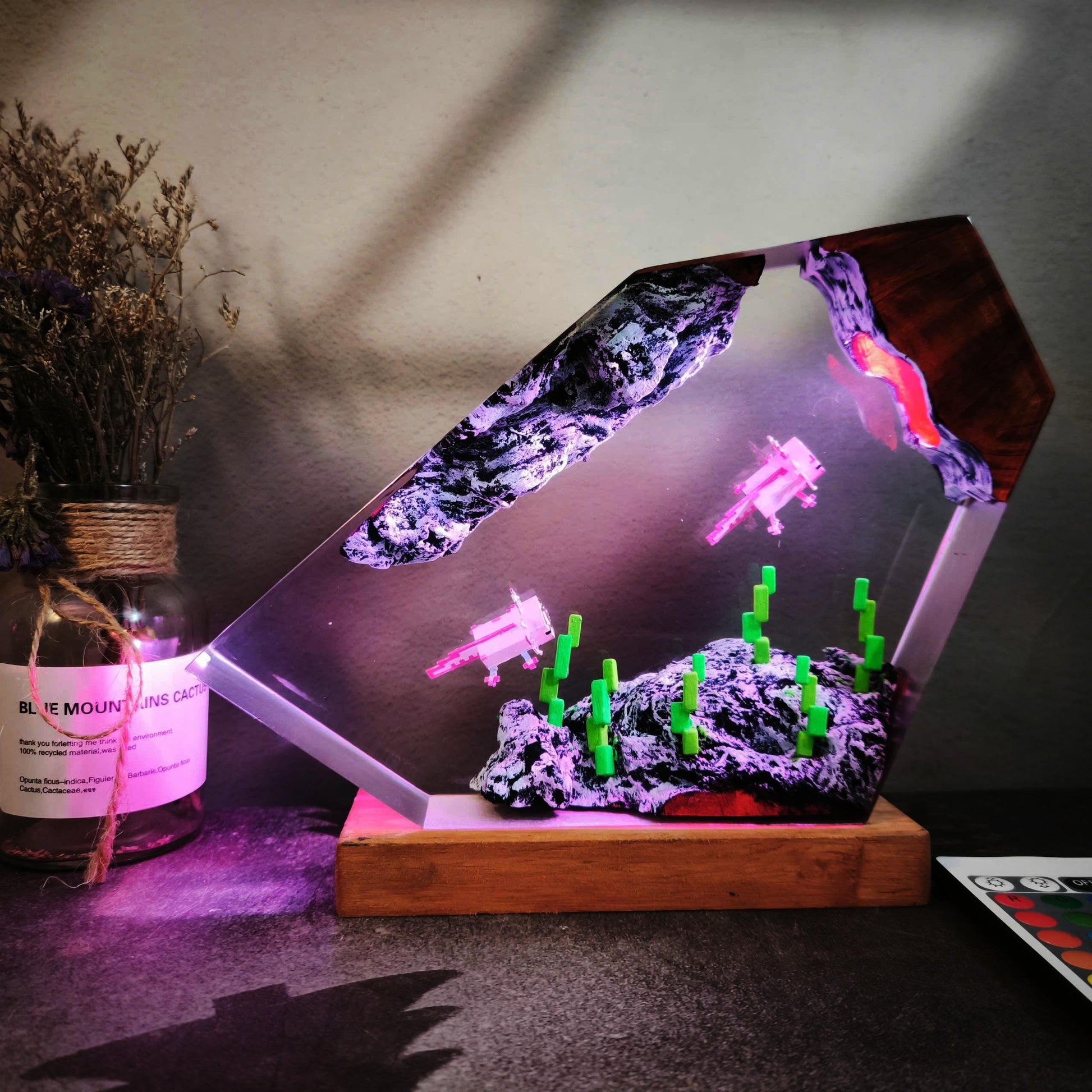 Aquarium Resin Lamp