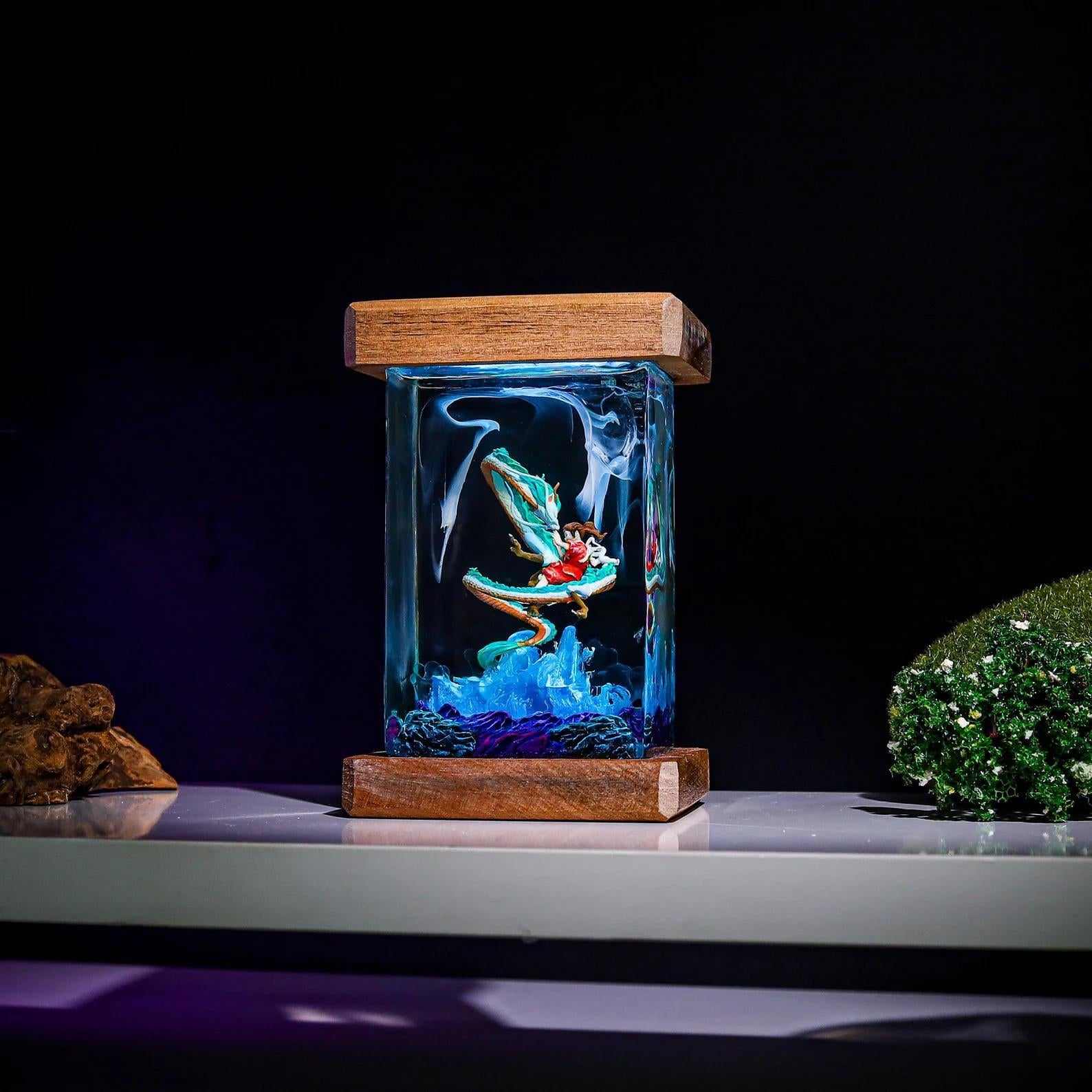 Dragon Spirit Resin Lamp