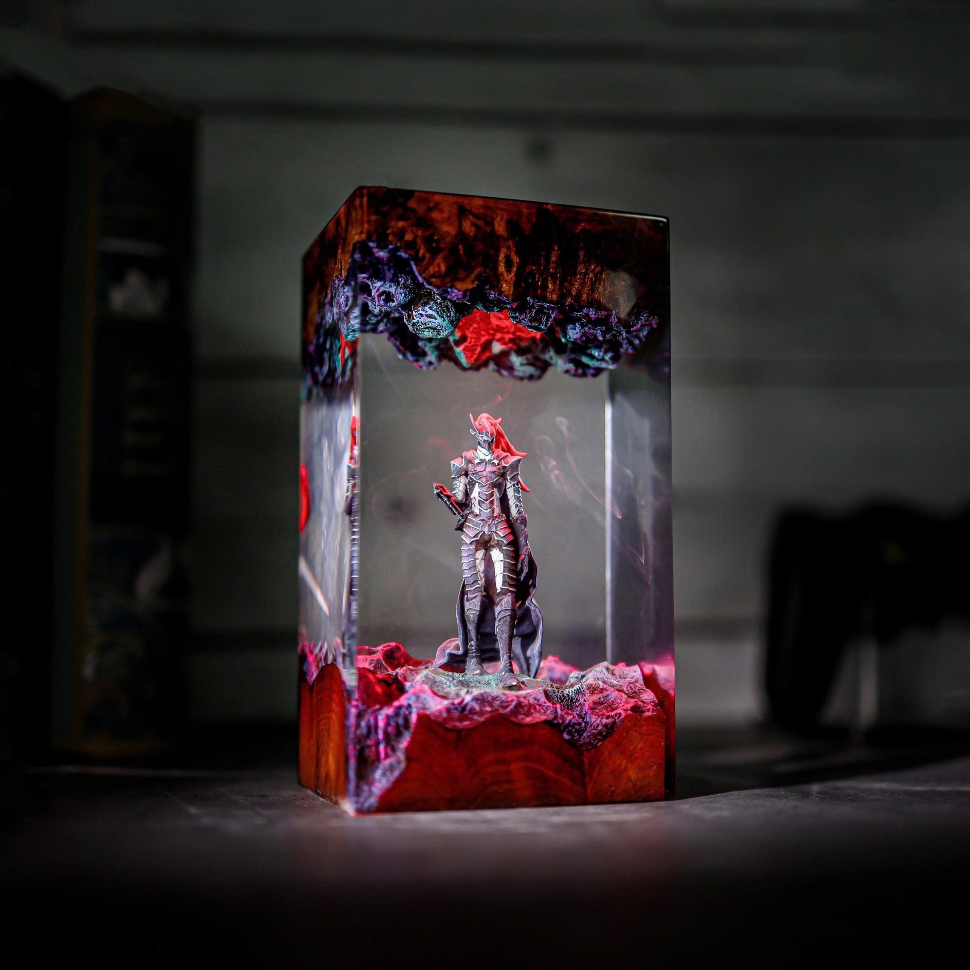 Fantasy Warrior Diorama Night Light