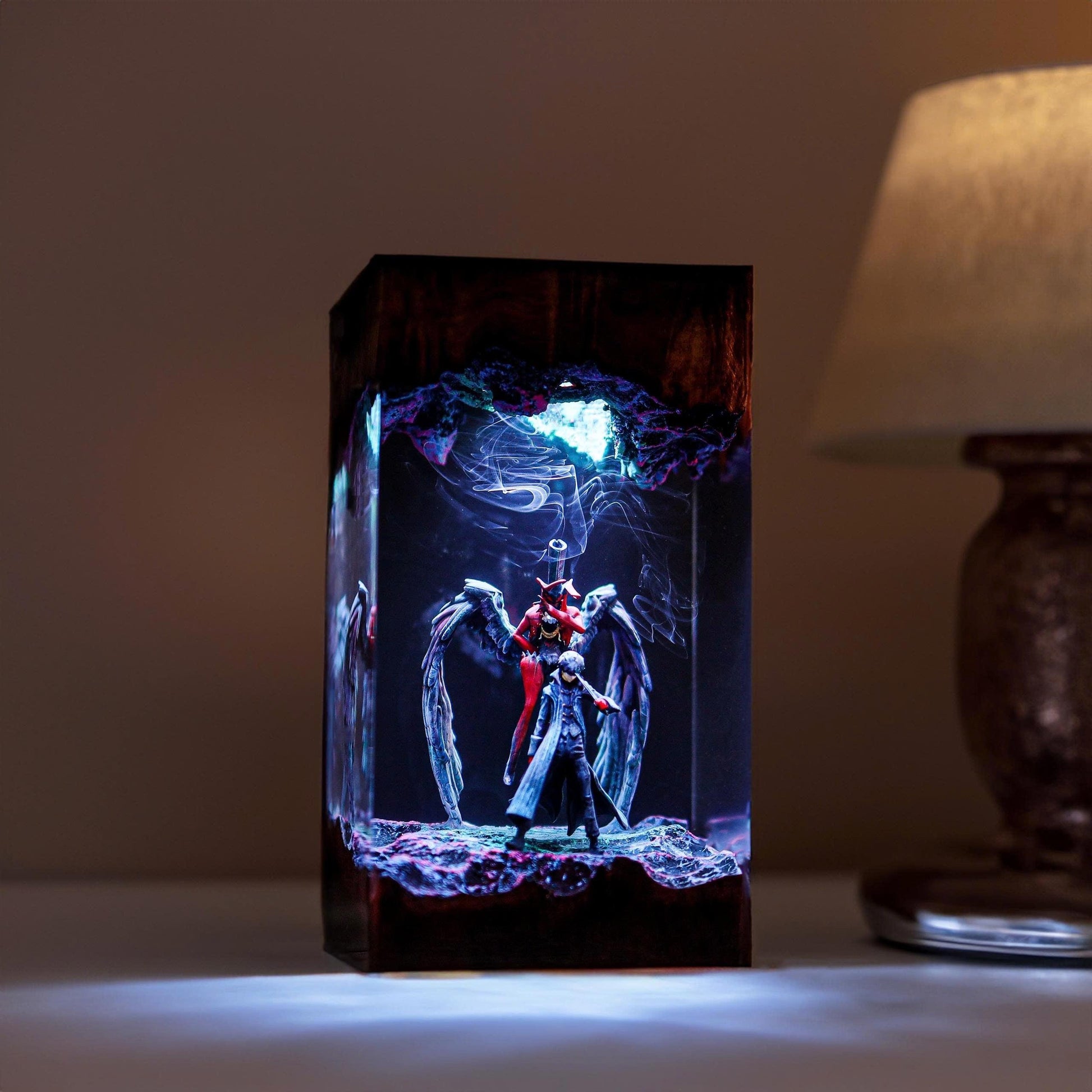 Fantasy Warrior Diorama Night Light