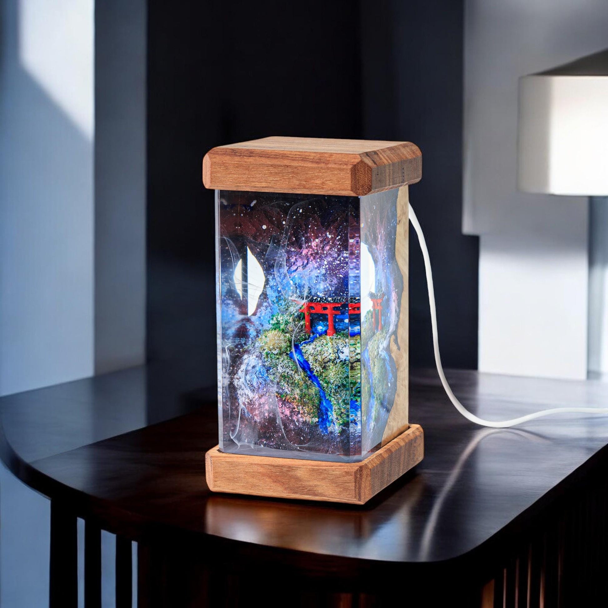 Mystic Resin Lamp
