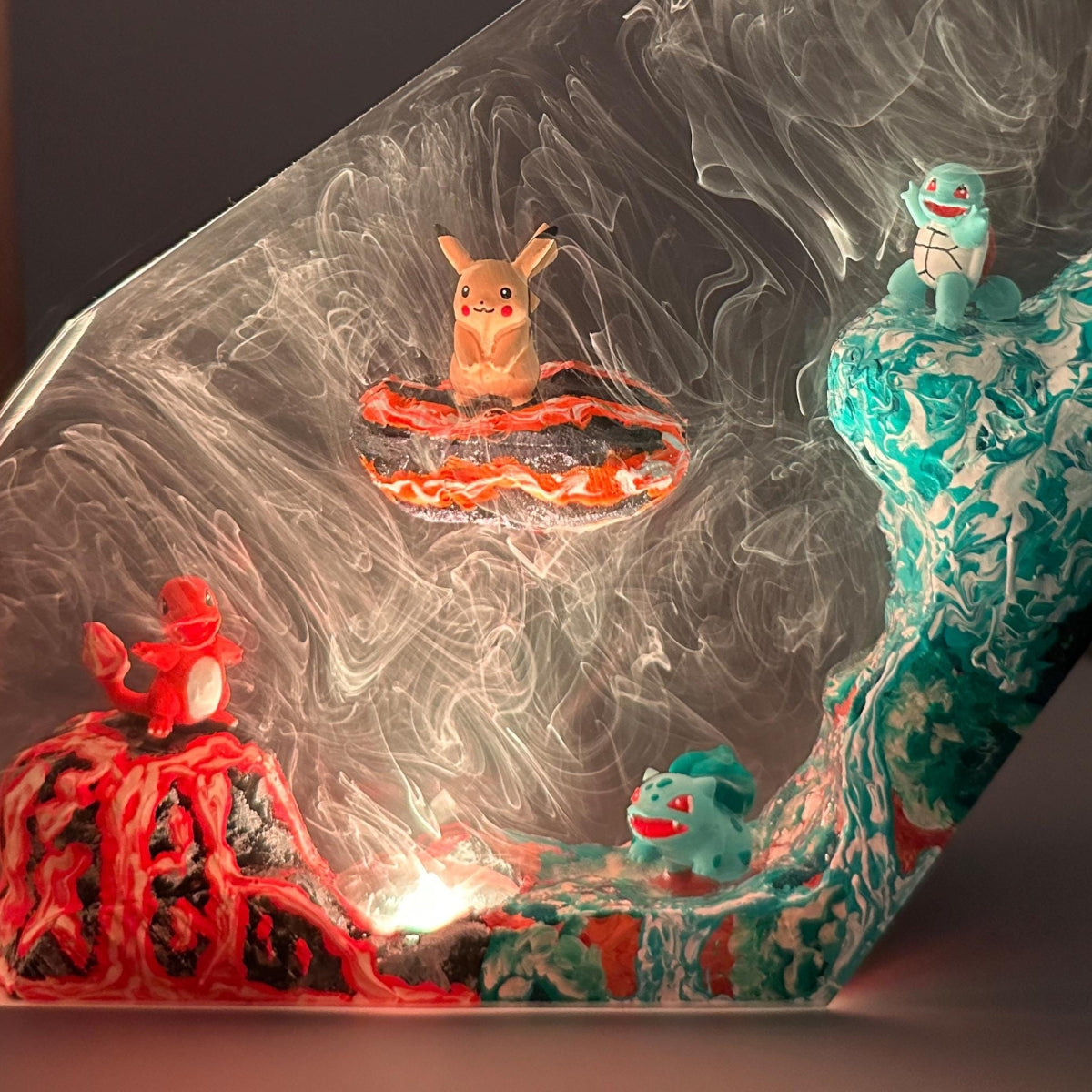 Pokemon Anime Epoxy Resin Lamp