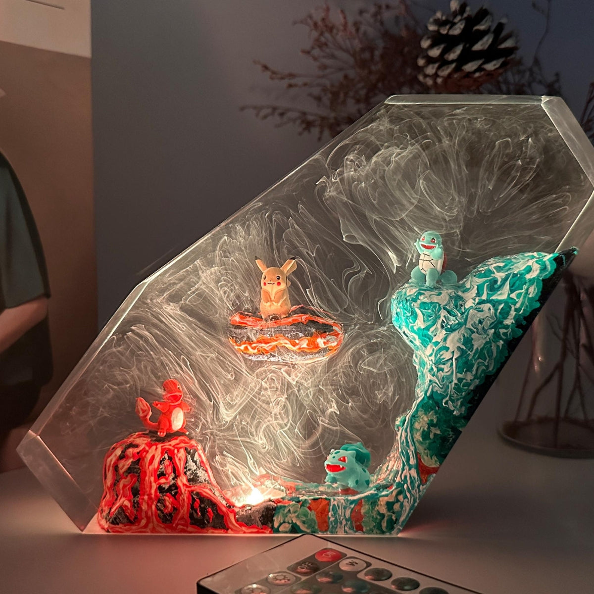 Pokemon Anime Epoxy Resin Lamp