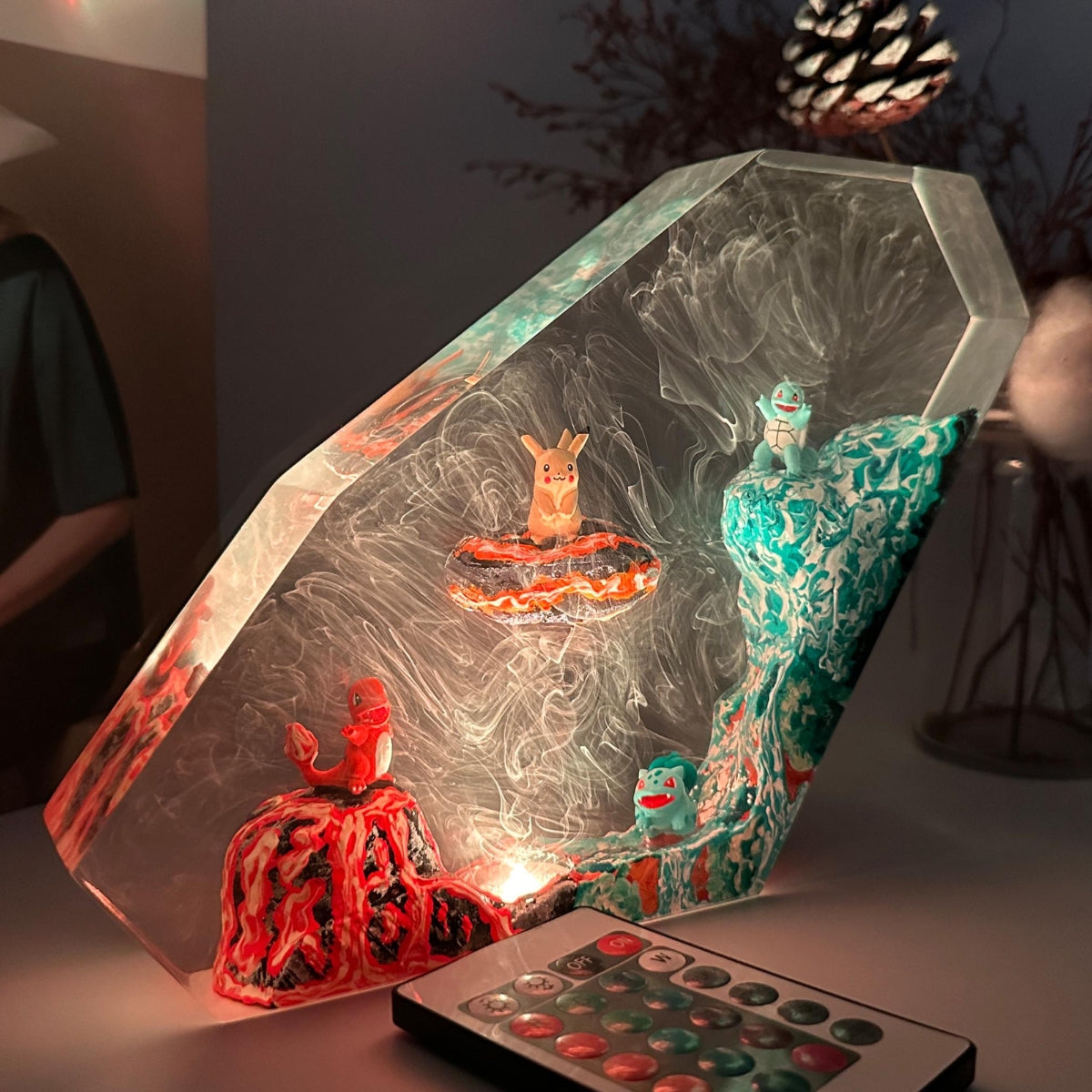 Pokemon Anime Epoxy Resin Lamp