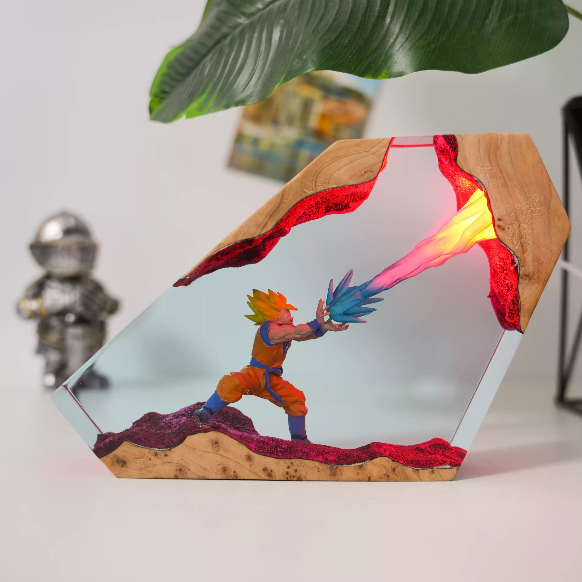 Son Goku Dragon Ball Epoxy Resin Lamp