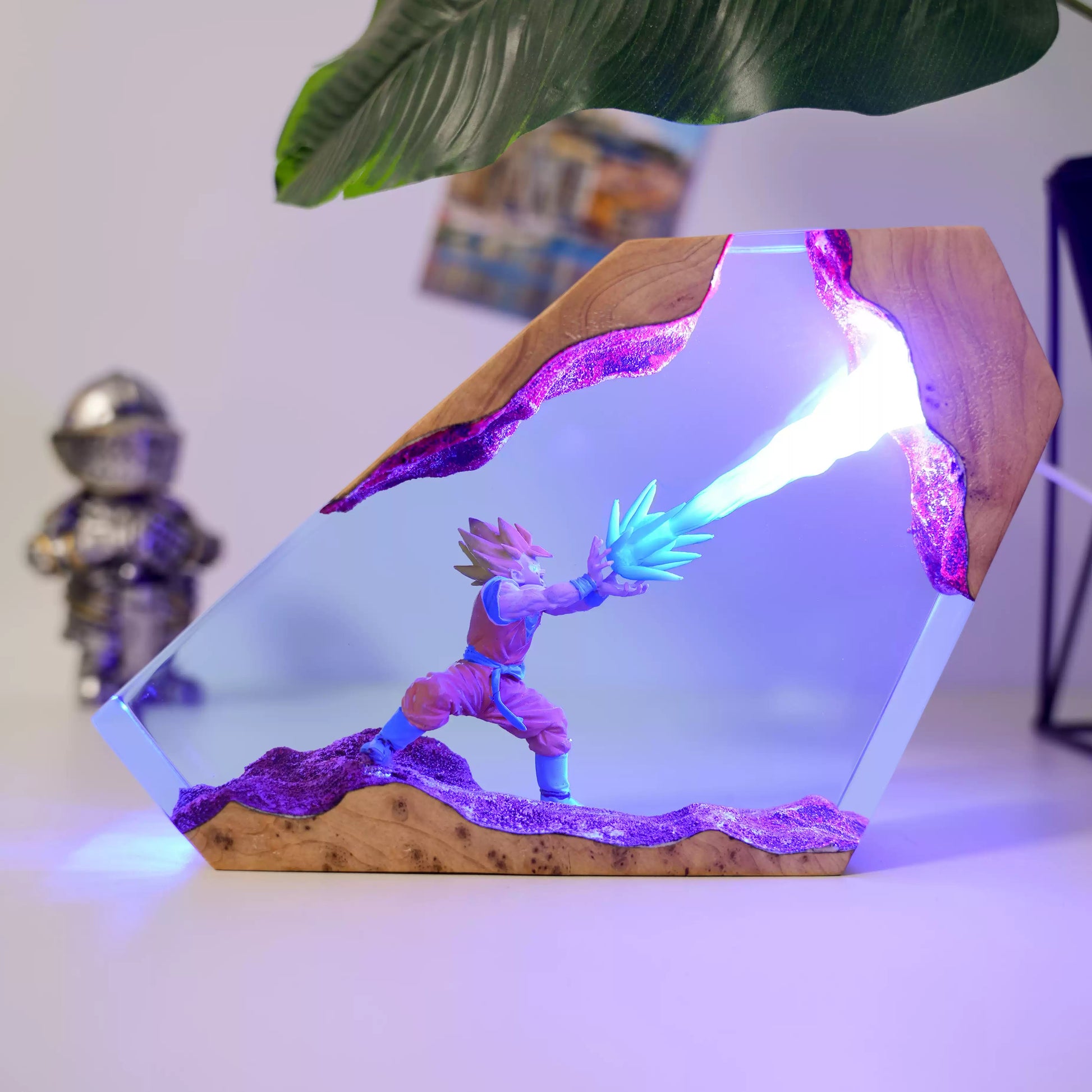 Son Goku Dragon Ball Epoxy Resin Lamp