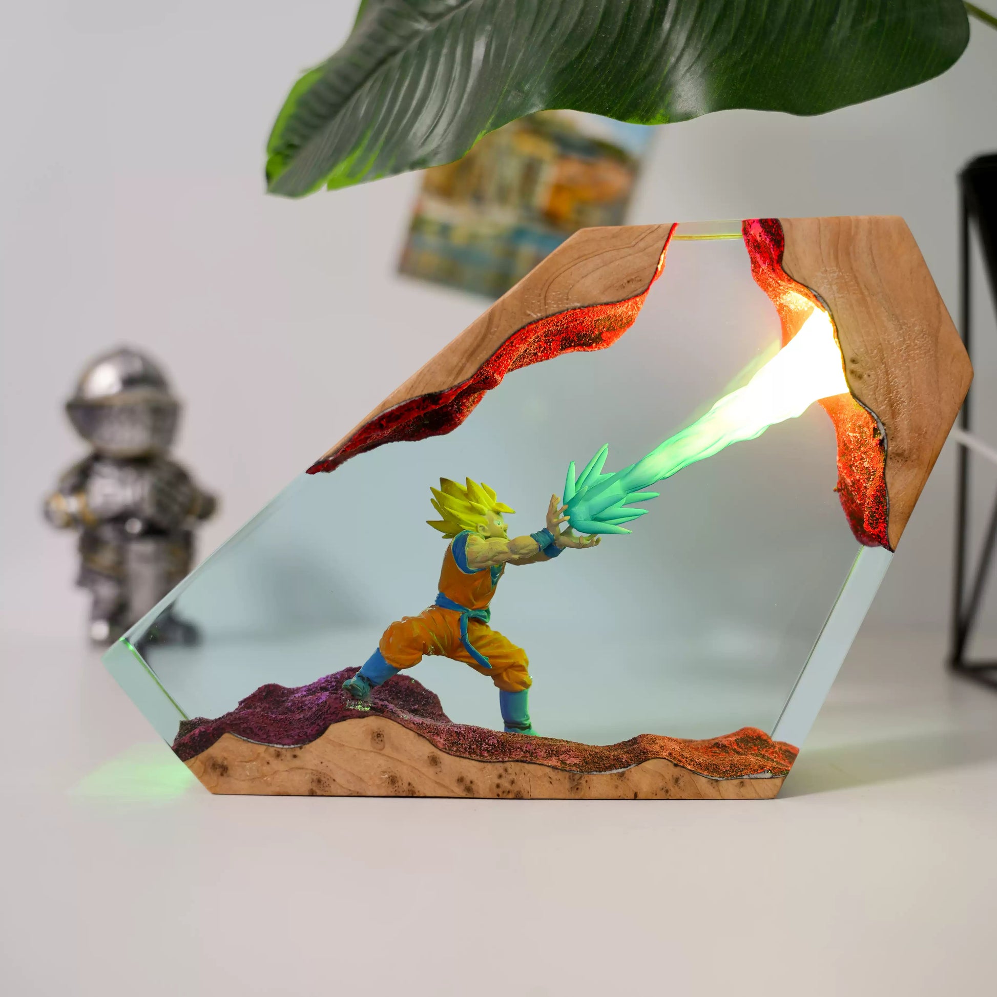 Son Goku Dragon Ball Epoxy Resin Lamp