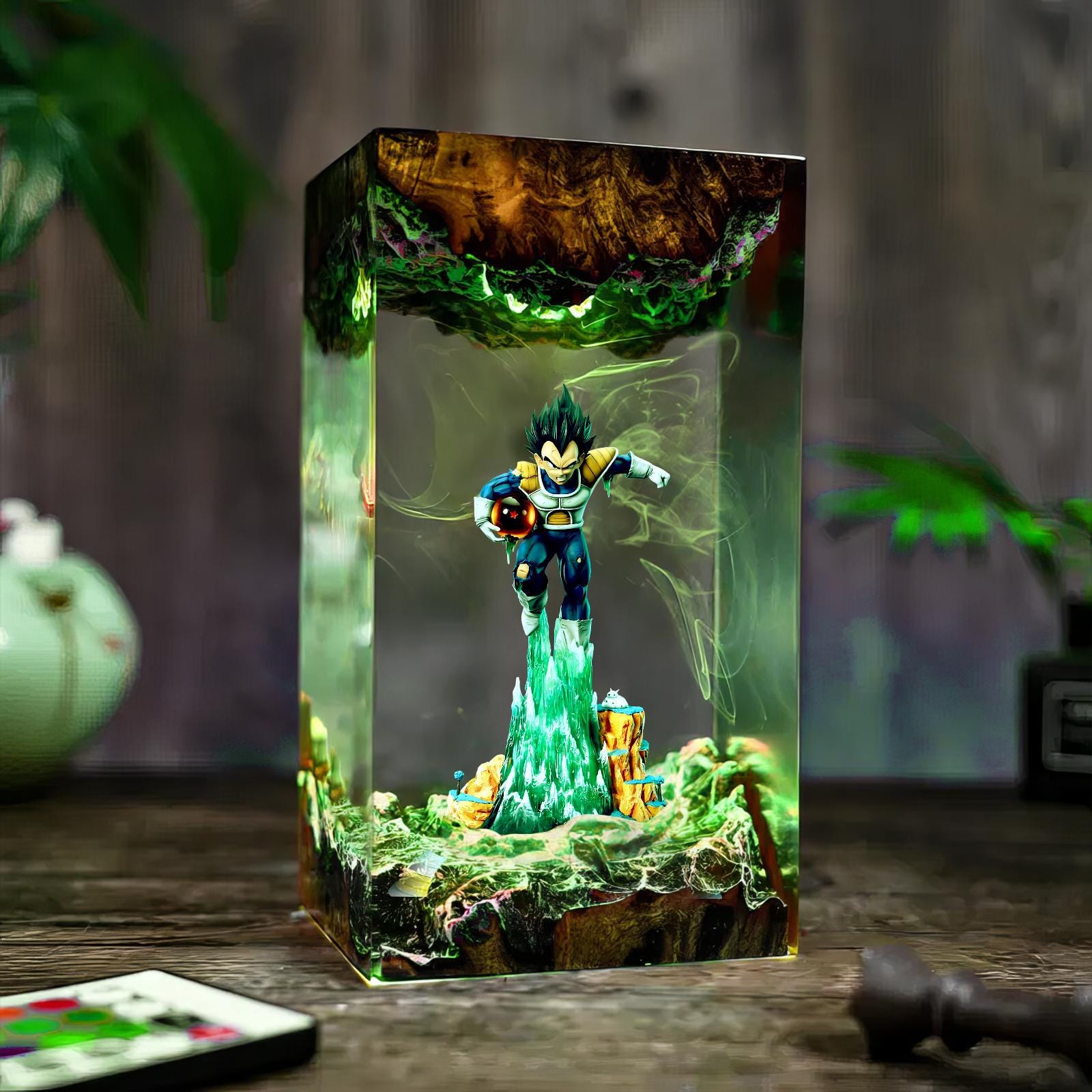 Vegeta Saiyan Warrior Dragon Ball lamp