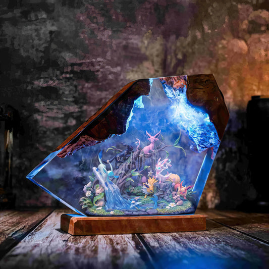 Eevee Evolutions Pokémon Mystical Forest Night lamp