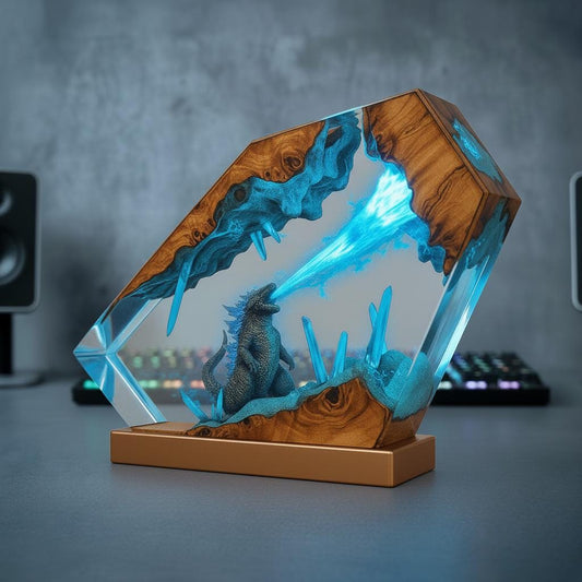 Godzilla Monster Atomic Breath Night Lamp