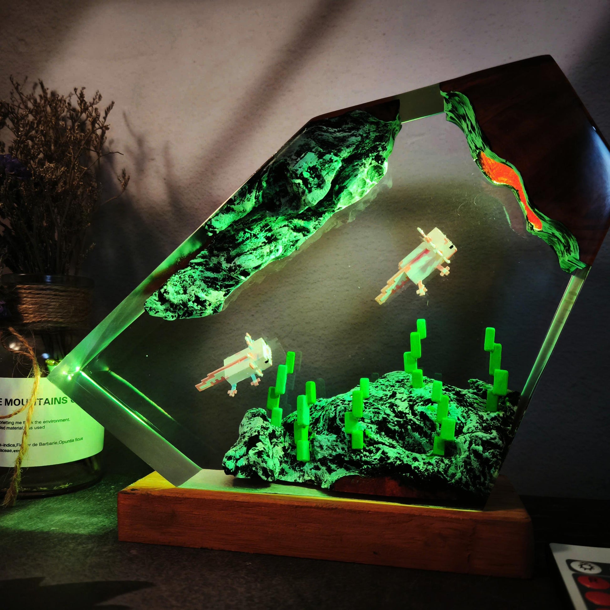Aquarium Resin Lamp