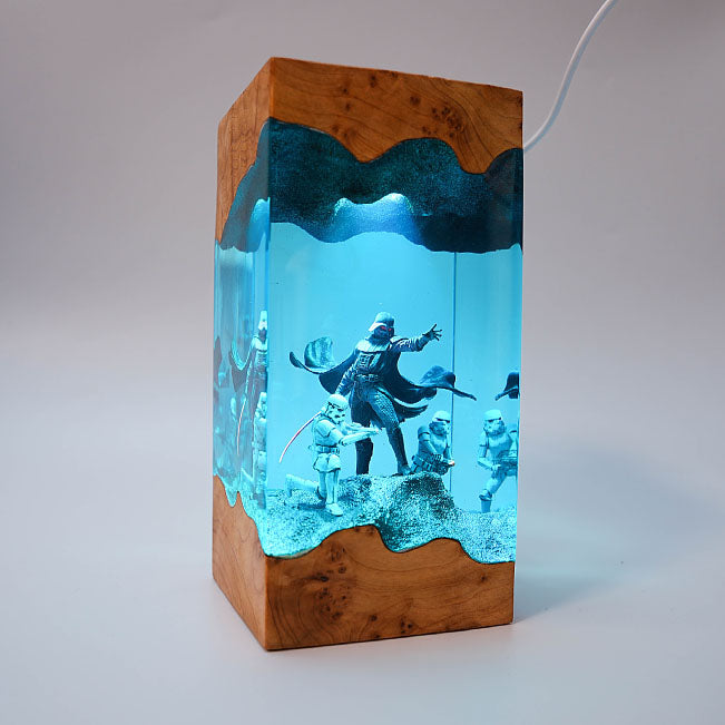 Darth Vader Star Wars Epoxy Resin Lamp