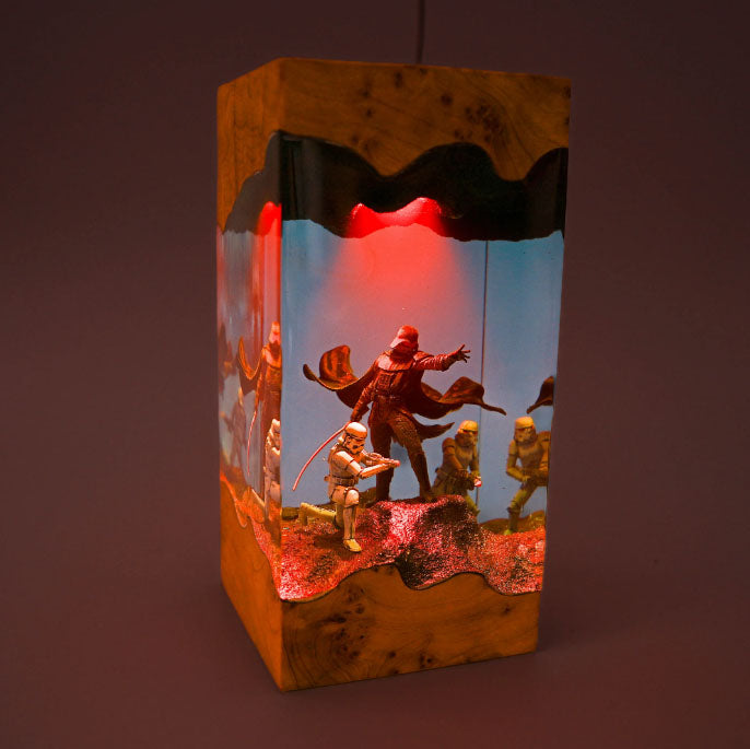 Darth Vader Star Wars Epoxy Resin Lamp