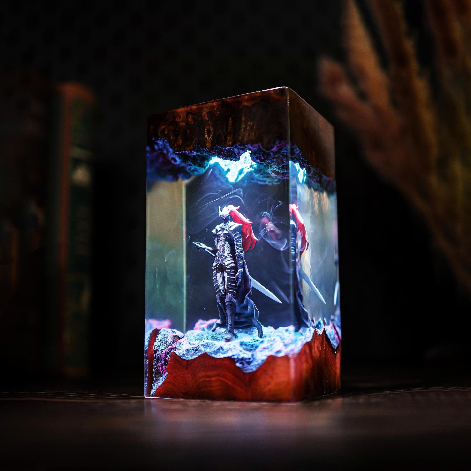  Fantasy Warrior Diorama Night Light