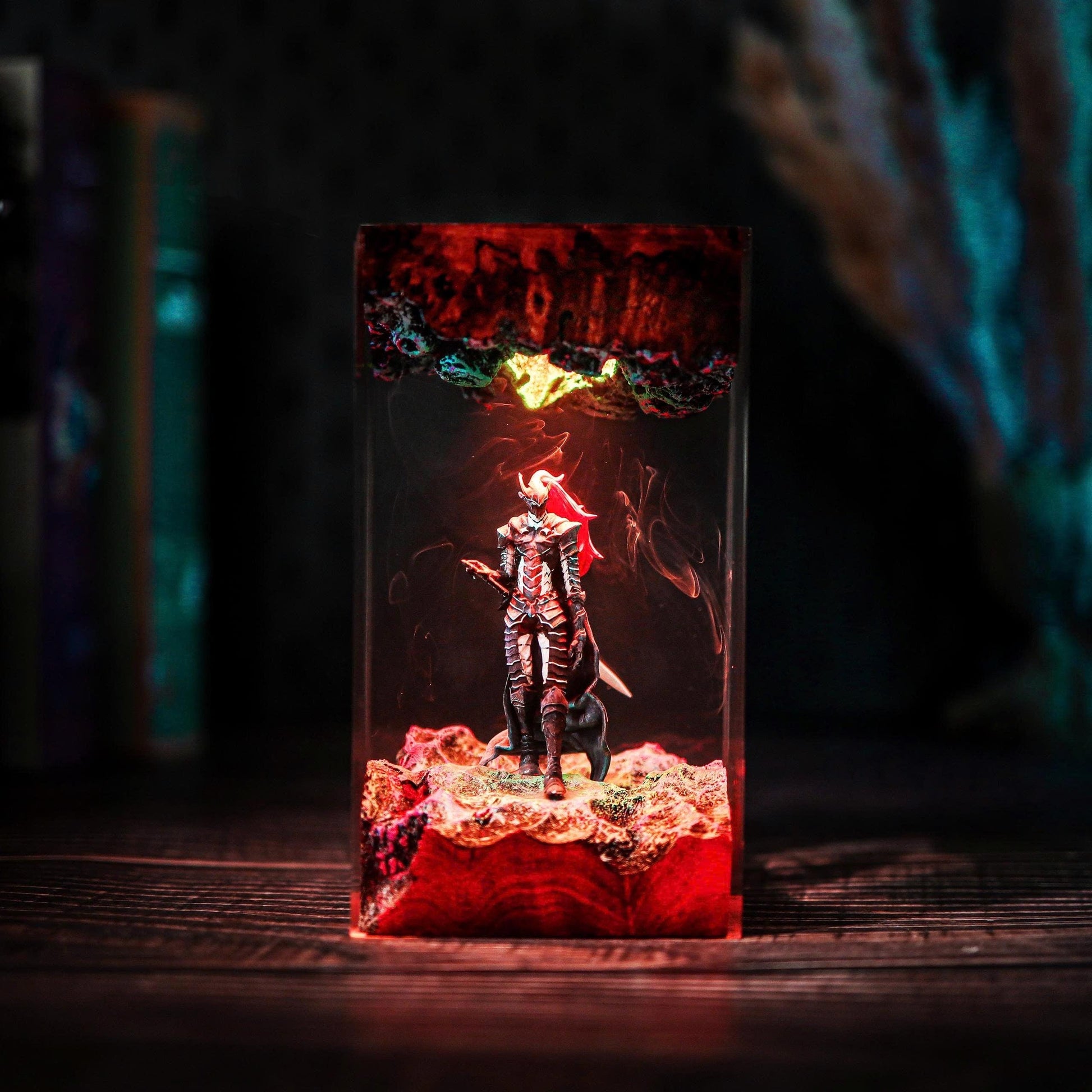  Fantasy Warrior Diorama Night Light