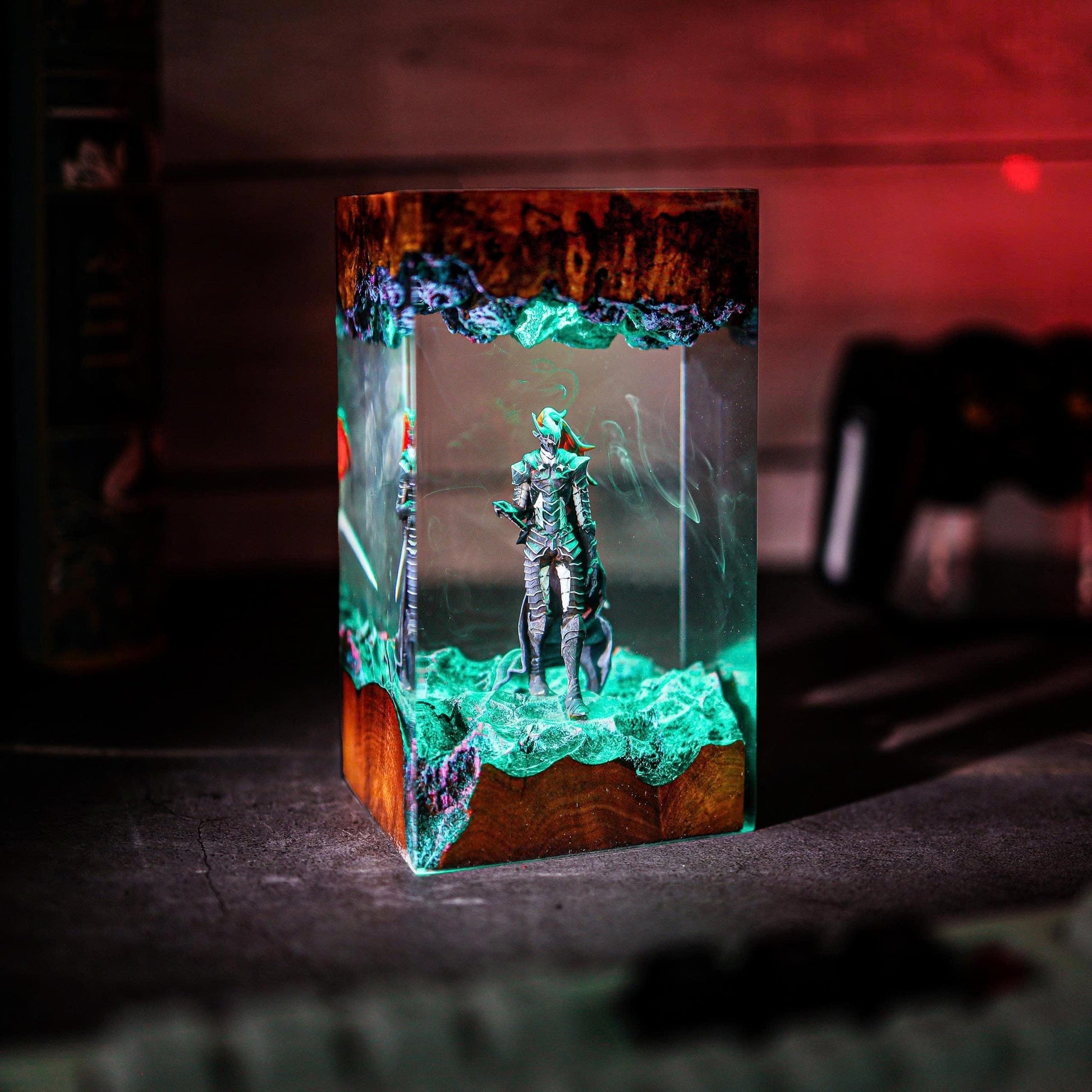  Fantasy Warrior Diorama Night Light