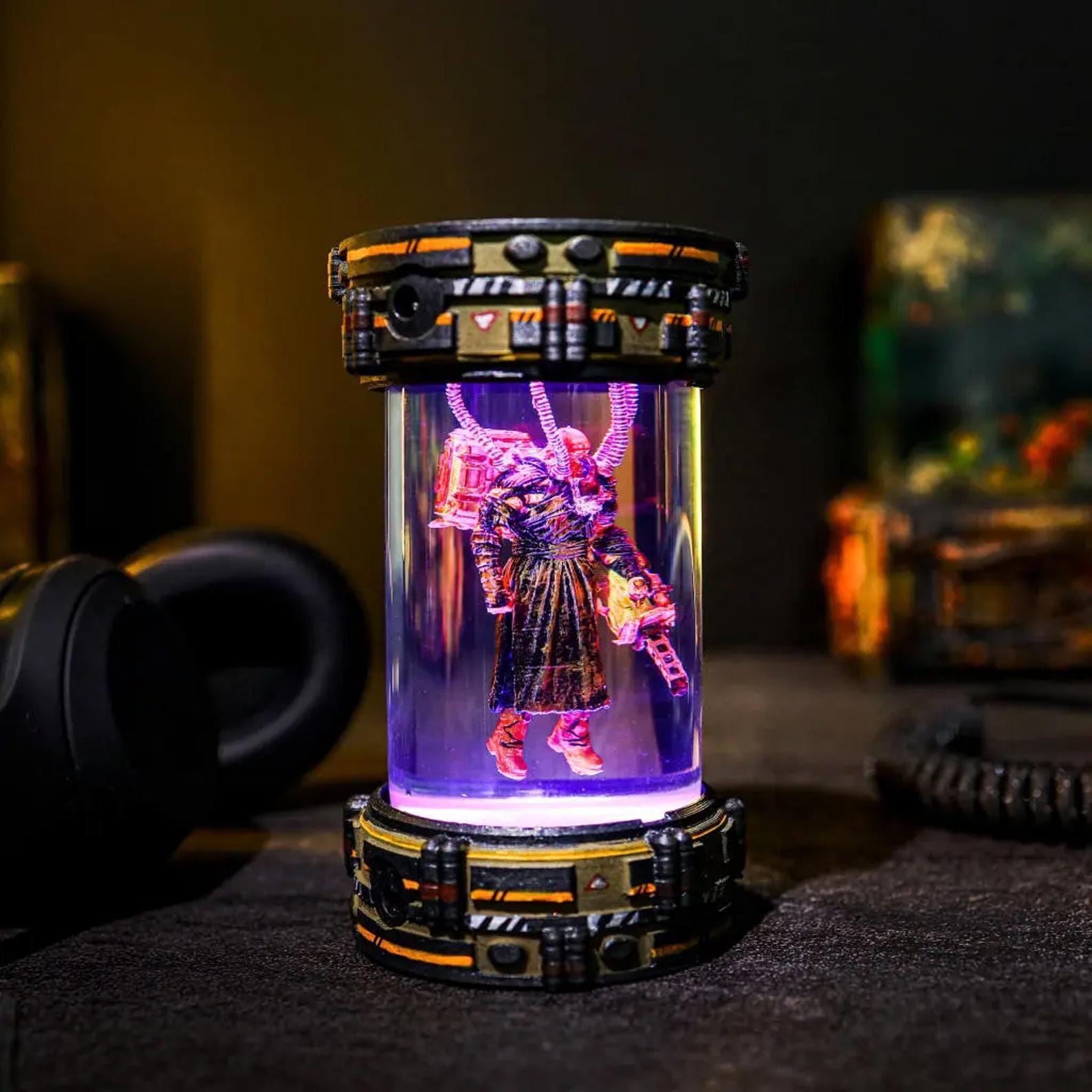  Futuristic LED Night Light with Collectible Design