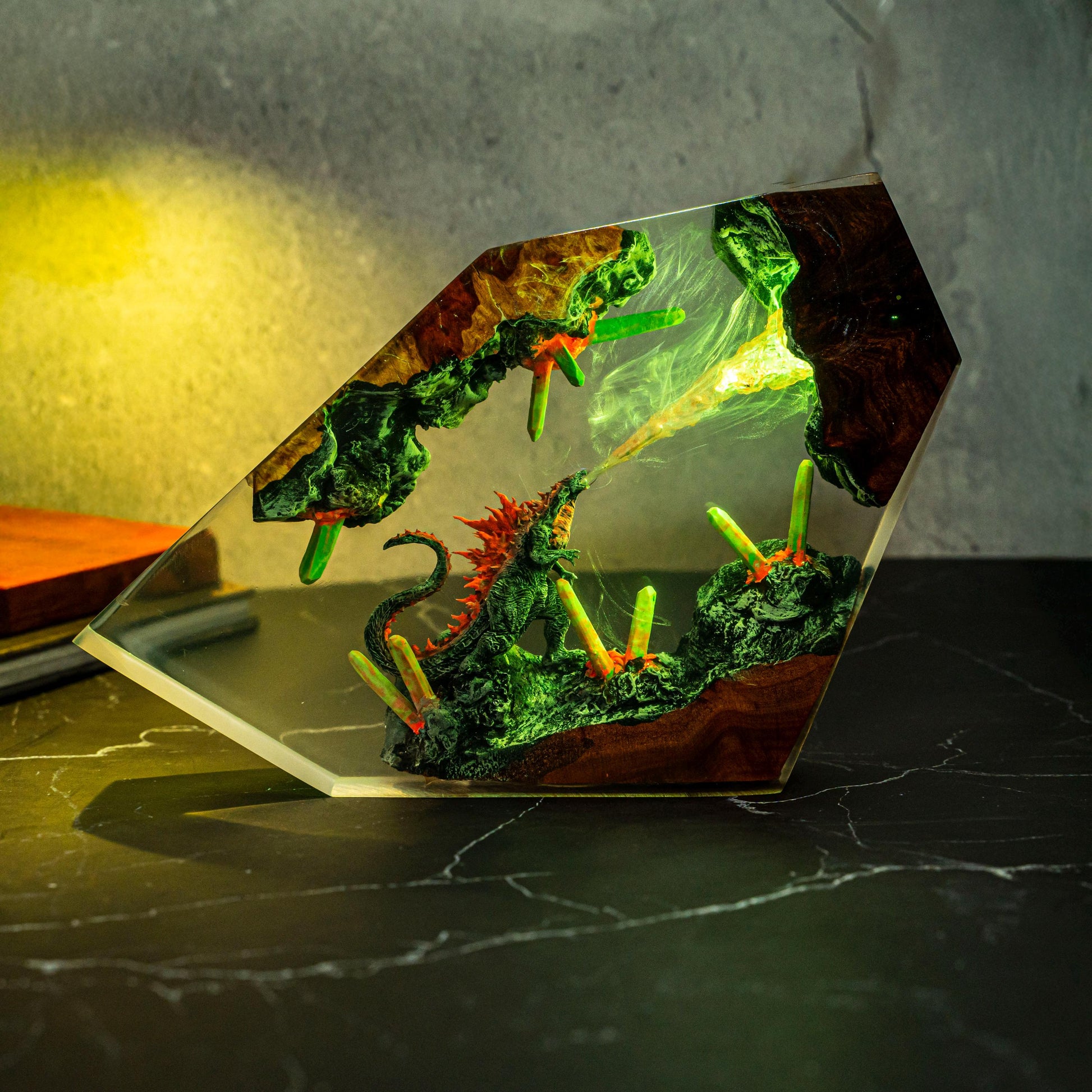 Godzilla Monster Resin Lamp