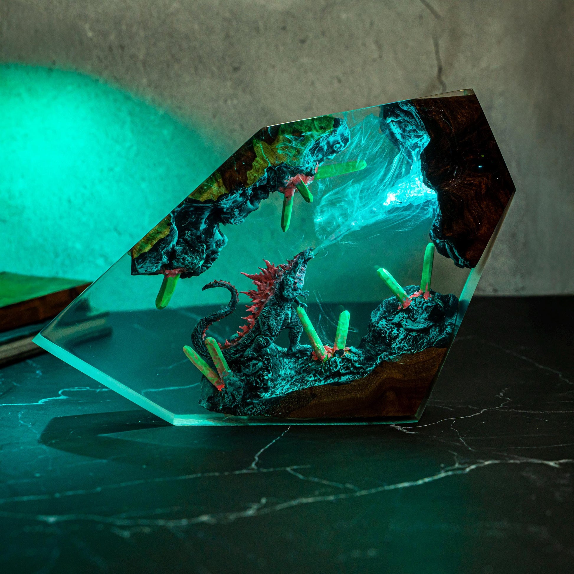 Godzilla Monster Resin Lamp