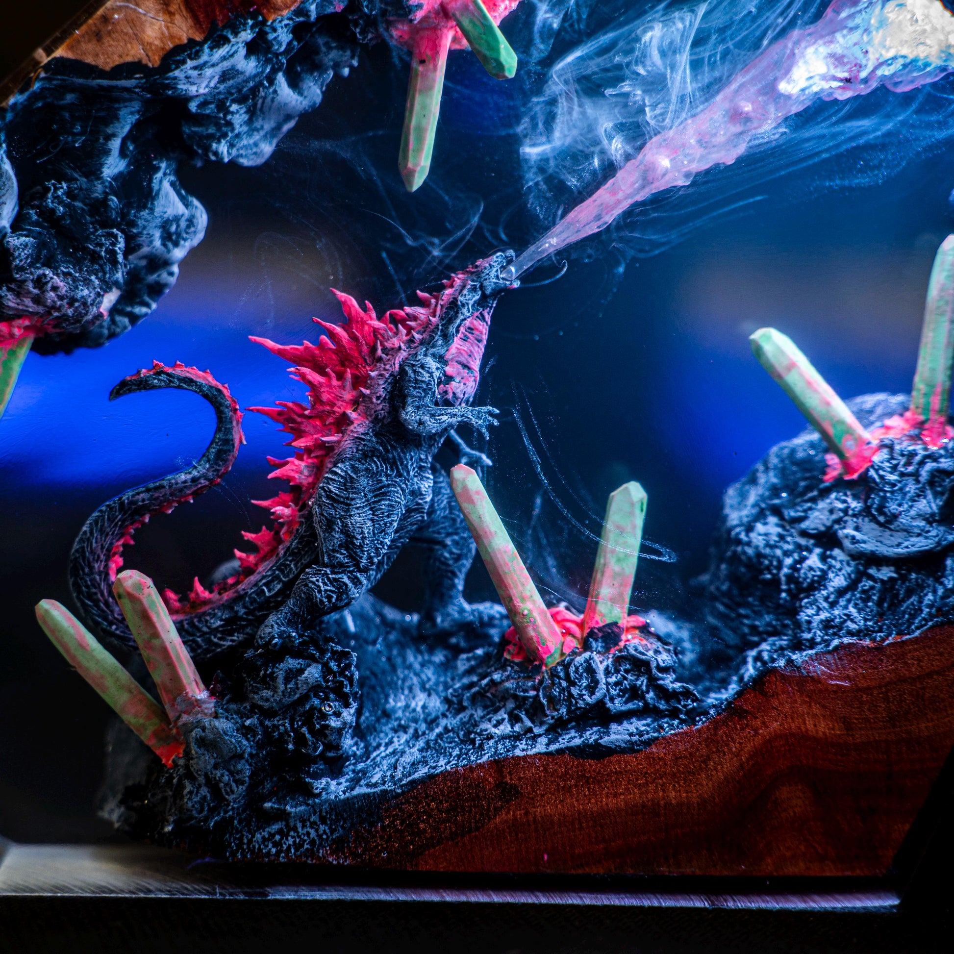 Godzilla Monster Resin Lamp