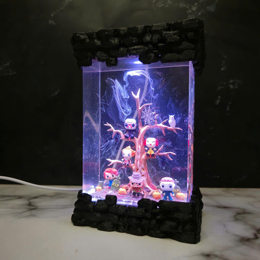 Halloween Horror Epoxy Resin Lamp