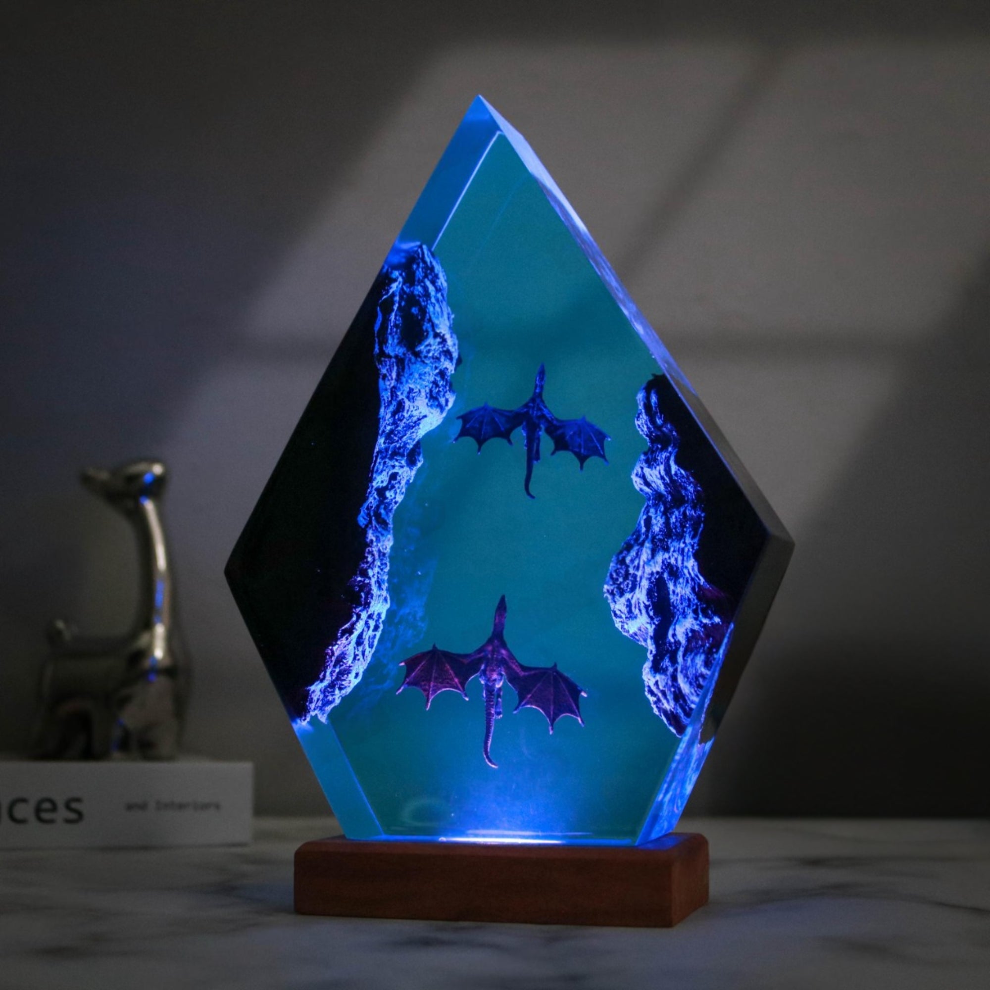 Ice Dragon and Fire Dragon Night Lamp