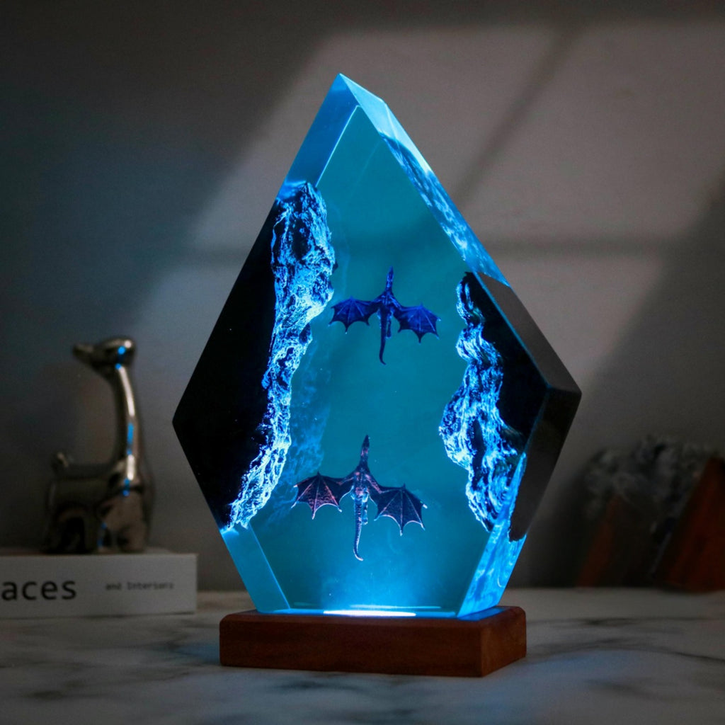 Ice Dragon and Fire Dragon Night Lamp