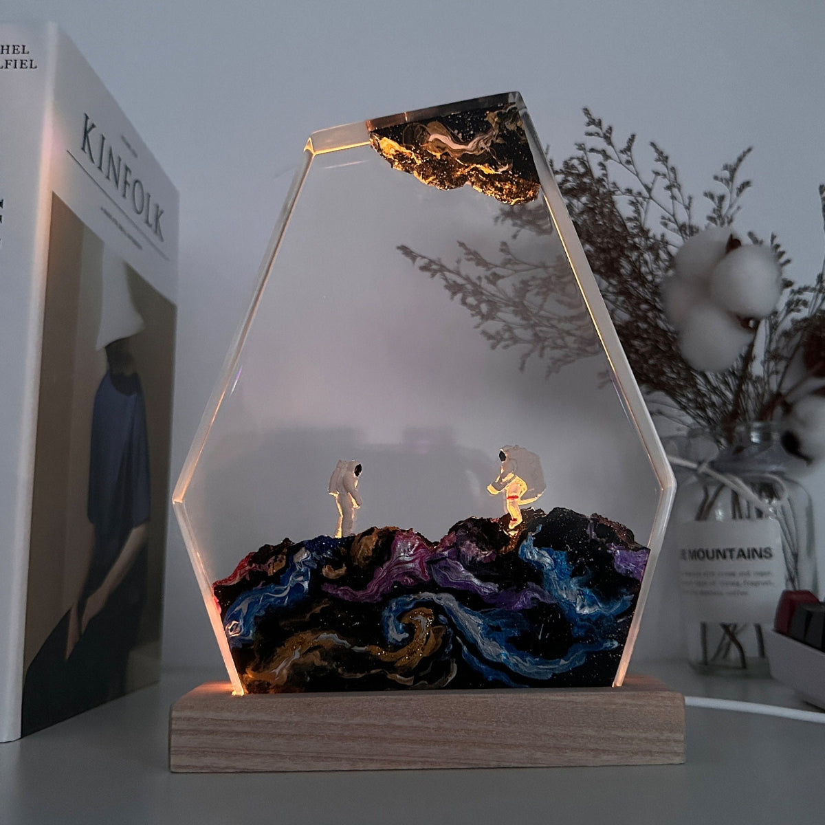 Interstellar Epoxy Resin Lamp