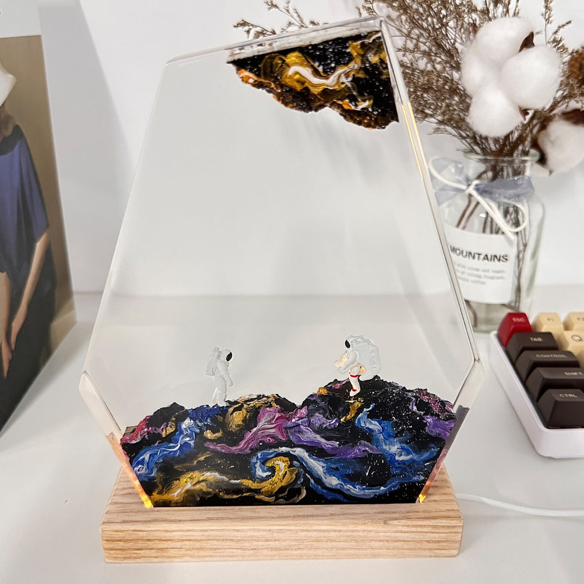 Interstellar Epoxy Resin Lamp