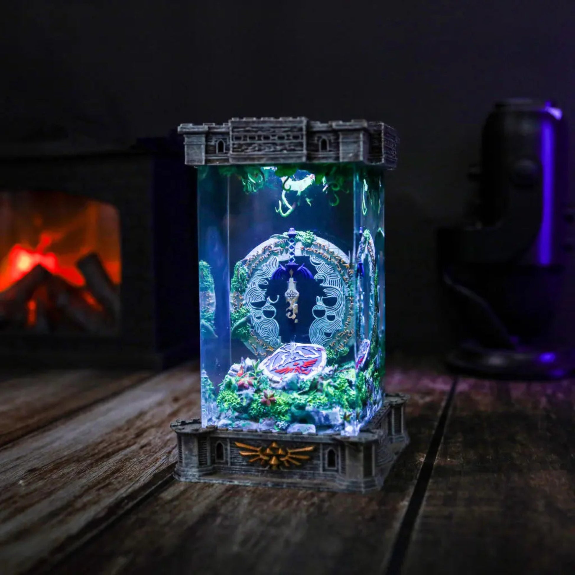 Master Sword And Zelda Shield Night Lamp