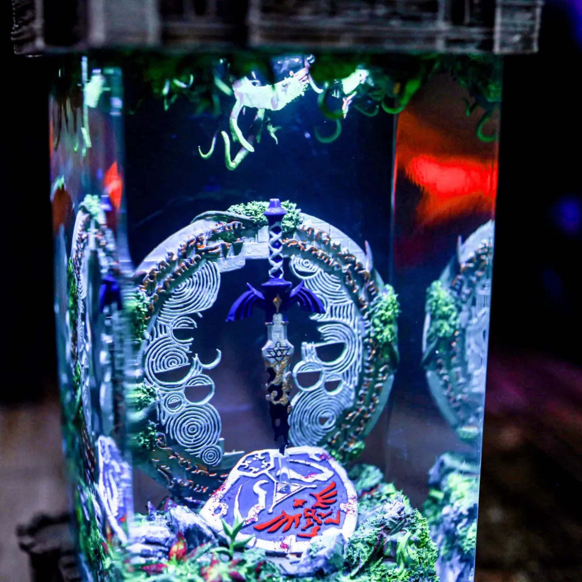 Master Sword And Zelda Shield Night Lamp