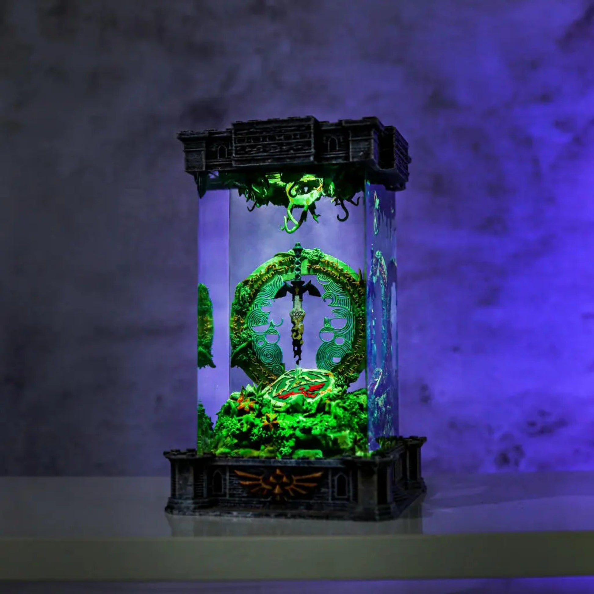 Master Sword And Zelda Shield Night Lamp