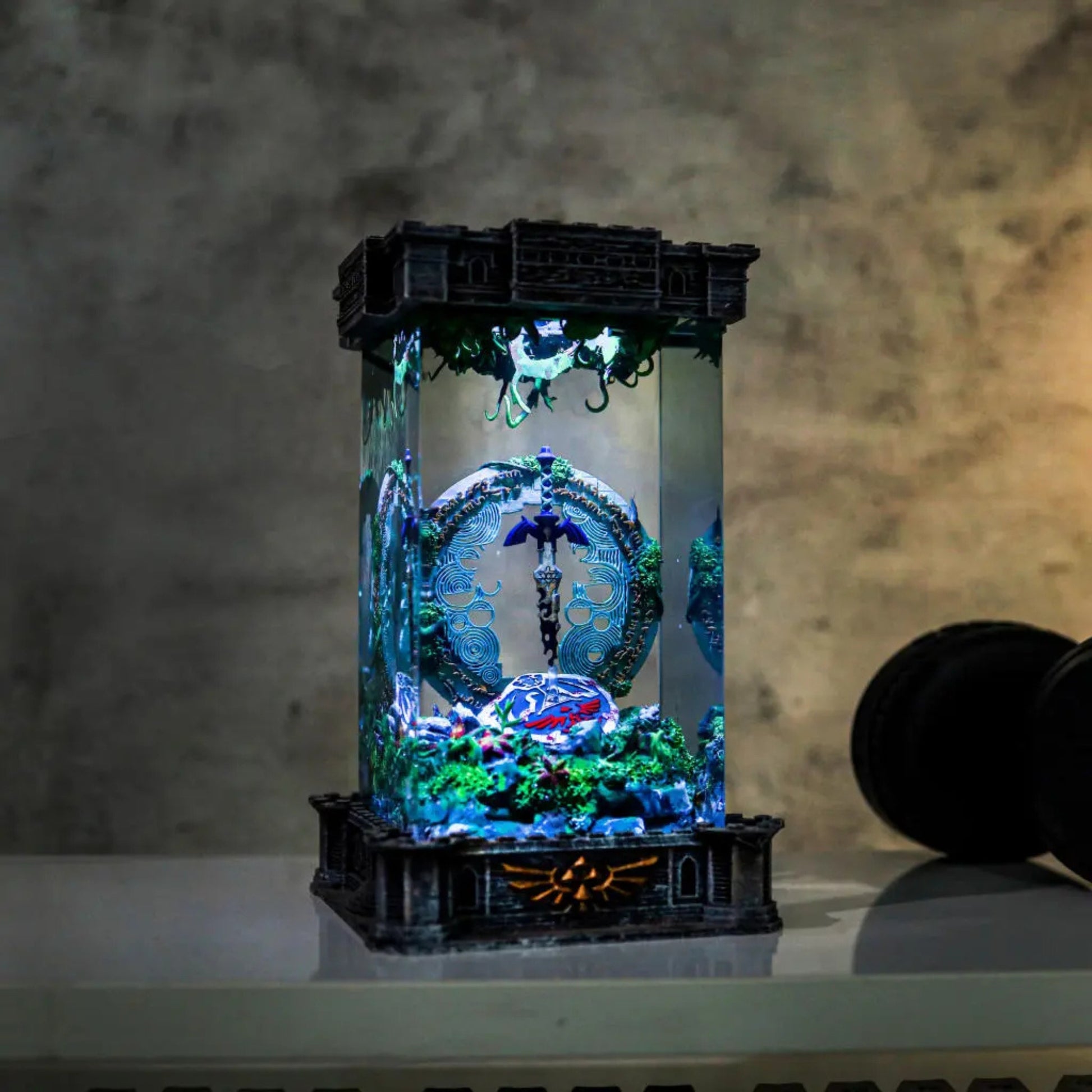 Master Sword And Zelda Shield Night Lamp