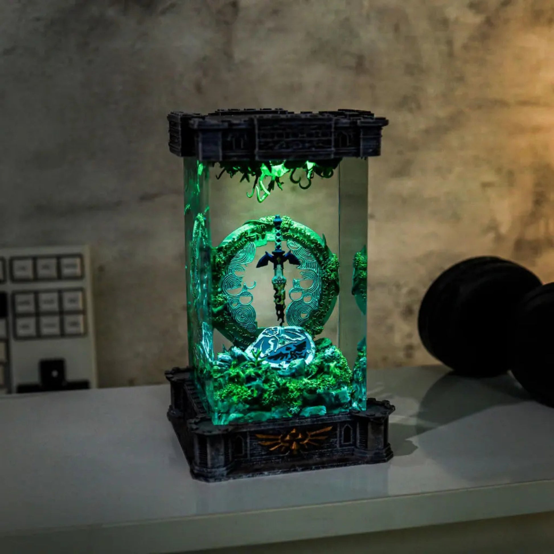 Master Sword And Zelda Shield Night Lamp