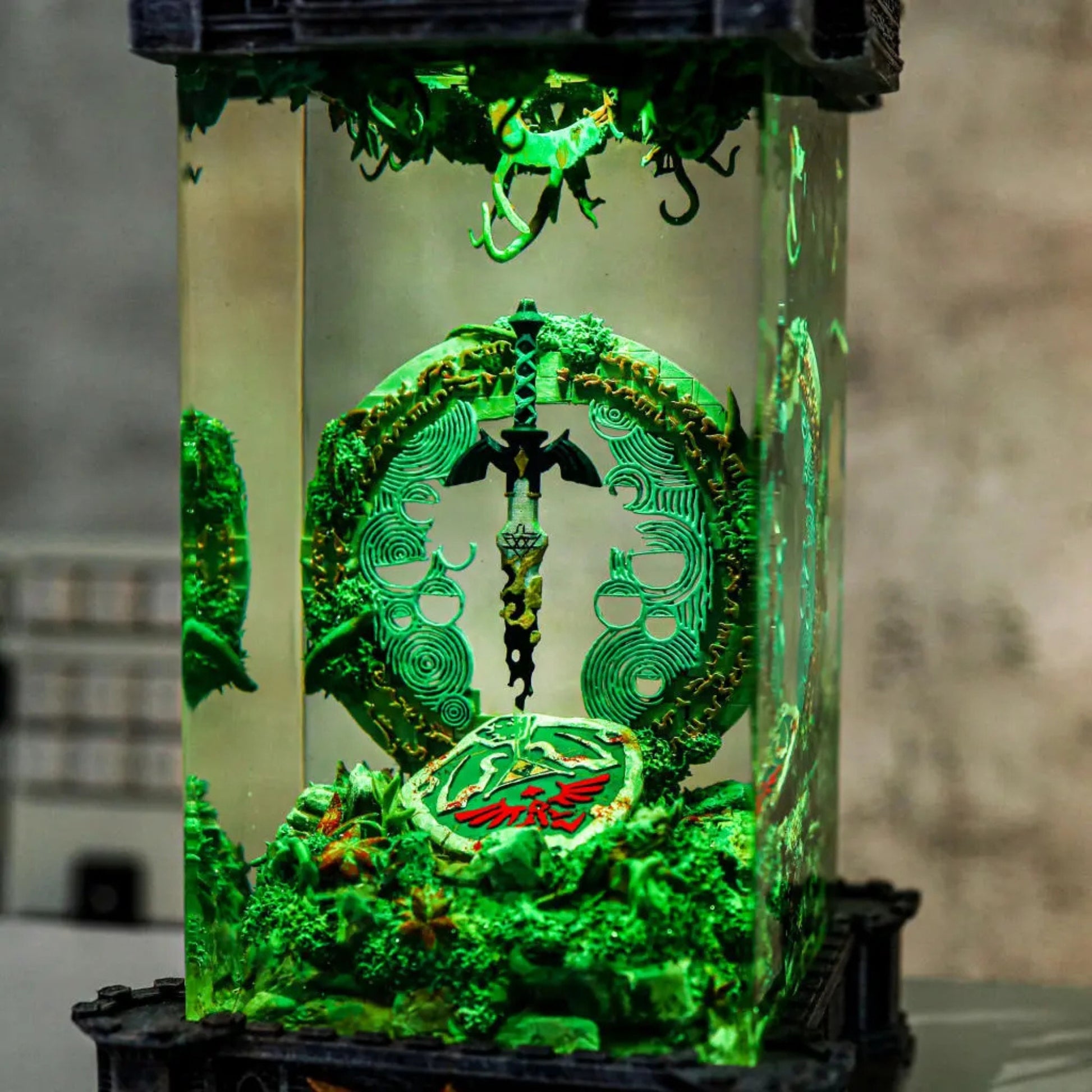 Master Sword And Zelda Shield Night Lamp