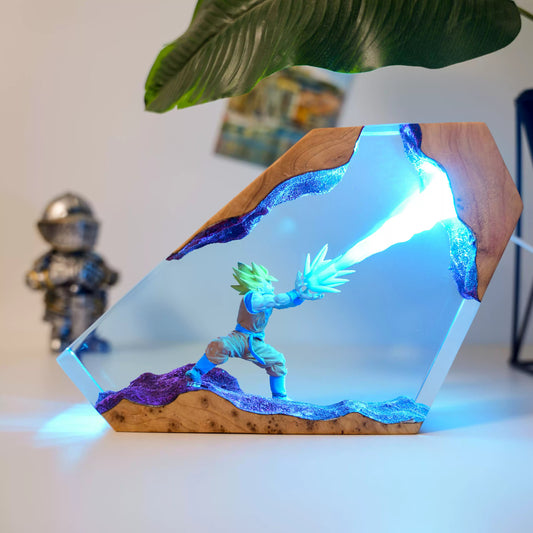 Son Goku Dragon Ball Epoxy Resin Lamp