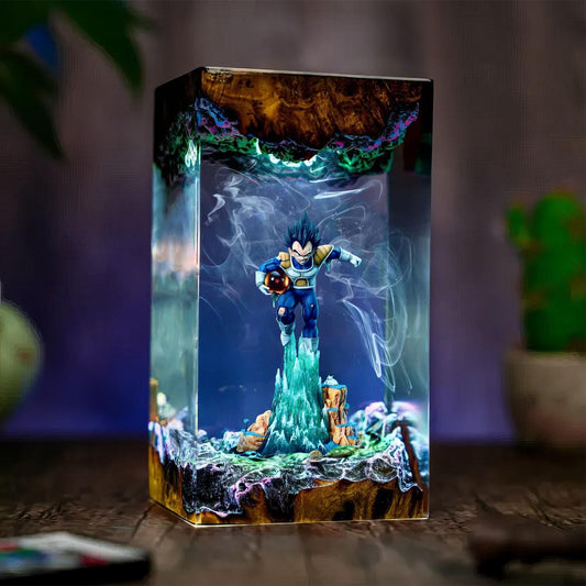 Vegeta Saiyan Warrior Dragon Ball lamp