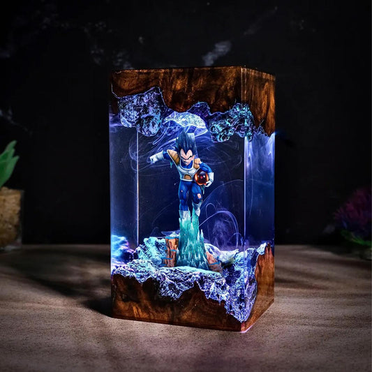 Vegeta Saiyan Warrior Dragon Ball lamp