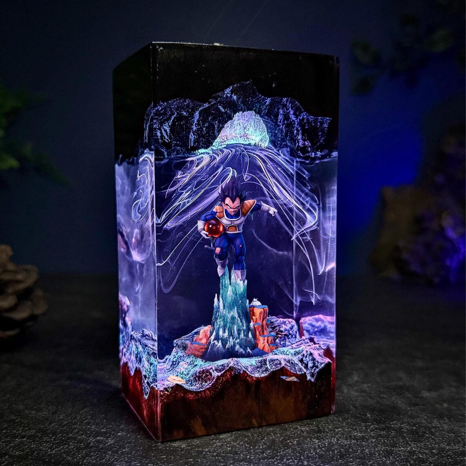 Vegeta Saiyan Warrior Dragon Ball lamp