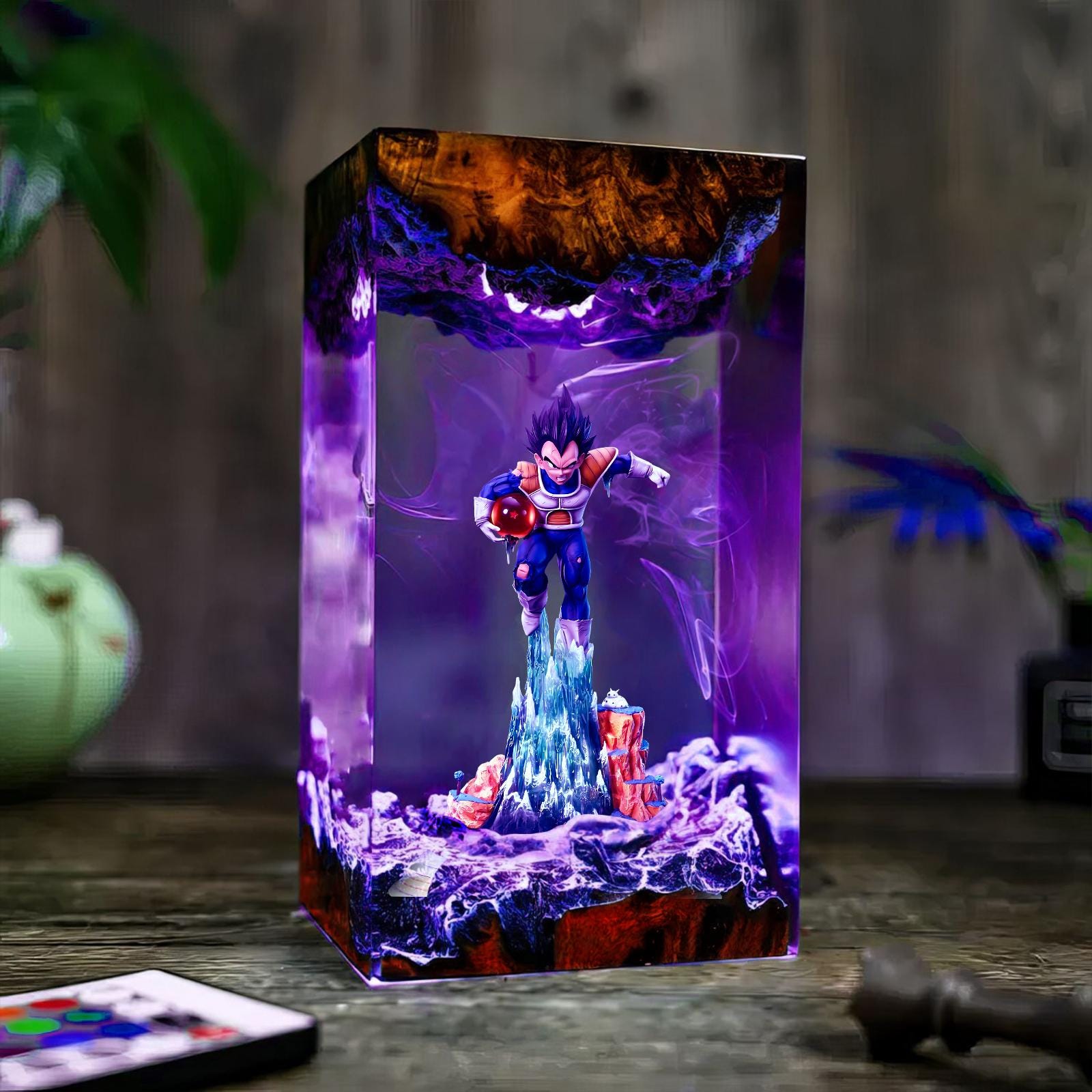 Vegeta Saiyan Warrior Dragon Ball lamp