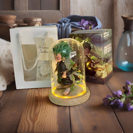 Zoro Q Version Anime Figure Night Light